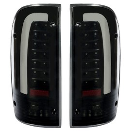 HECASA LED Tail Lights Compatible with 1995-2000 Toyota Tacoma 1998-2000 Toyota Tacoma Limited Pre Runner LED Tube Bar Replacement for TO2800116 TO2801116 8156004030 8155004030 Smoke Lens