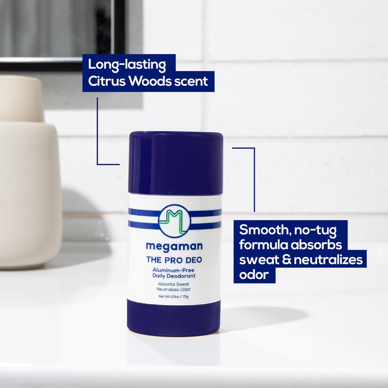 Megaman Pro Deo | Holiday Gifts for Men | Aluminum-Free