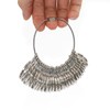 PHYHOO Ring Sizer Measuring Tool Set Metal Finger Sizing Gauge