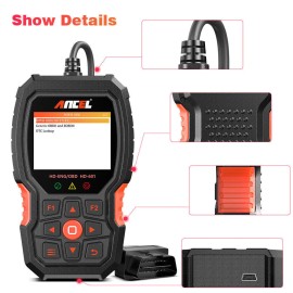 Ancel HD601 All System Diesel HD OBD Scanner Diagnostic Tool Heavy Duty Truck
