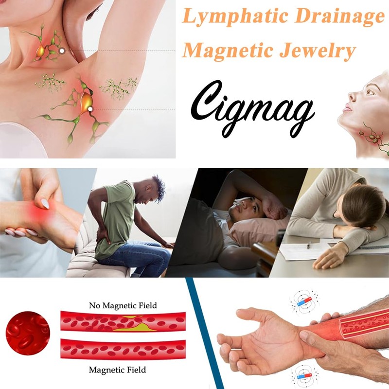 Cigmag Copper Magnetic Bracelet for Men, with Powerful 9X 5000