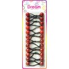 Dream World Ponytail Holder 16 MM Bead Assorted Shades of