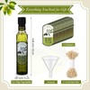 Reallnaive 12 Pcs 8 oz Mini Olive Oil Bottles Empty