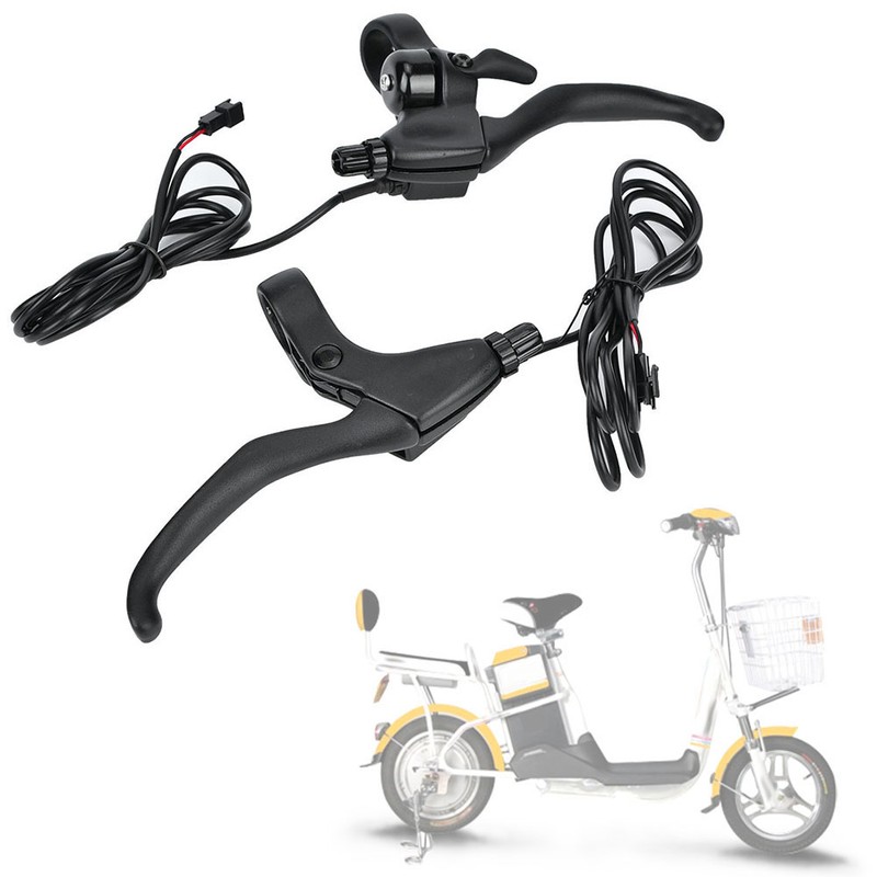 1 Pair Electric Bike Aluminum Alloy Outage Brakes Lever Grip