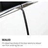 Universal Car Door Guards 33Ft(10M), Rubber U Shape Edge Trim