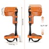 MYCGJH Upgrade Cow Leather Tree Climbing Spikes Set with Harness
