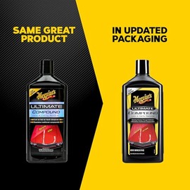 MEGUIAR'S - Esmalte líquido con acabado de espejo Ultimate Compound, elimina manchas persistentes, gotas de pájaros y más, (¡NUEVO)! por