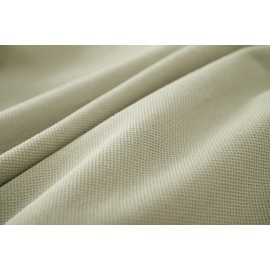 VEIISAR Men's Heavy Weight Crew Neck 100 Cotton Pique Thick T-Shirt（T65ZD Light Green L）