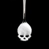 Cafurty 2 PCS Stainless Steel Spoons Skull Sugar Spoon Tea