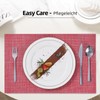 Washable Place Mats - PVC Placemats, Non-Slip and Washable -