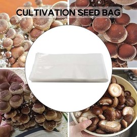 Yeruvce 50 Count Mushroom Bags/Mushroom Growing Bags 2.5 Polypropylene Farm-Mushroom Spawn