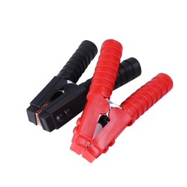 1500A Battery Jumper Cable Clamp, Heavy Duty Crocodile Clamp, Stable Performance for Truck Automotive Electrical Battery Jumper Cables 2PCS Red+Black