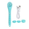 Electric Shower Brush Set Long Handle Waterproof Remove Dead Skin
