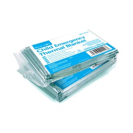 Generic Blue Dots Child Emergency Thermal Foil Blanket – hypothermia Prevention – Used to keep Injured & shocked Patients Warm