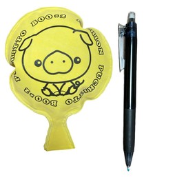 Petitto Boo Cushion Prank Joke Party Goods BooBoo Fart Mini Cushion Color Selectable [Clip wan]