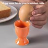 EEPLUYTY Pack of 6 Ceramic Egg Cups, Colourful Ceramic Egg