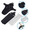 BESPORTBLE Adjustable Plastic Bike Mudguard for Mountain Biking Front and