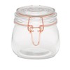 Tala 0.5L Glass Copper Clip Top Storage Jars Spices Flour