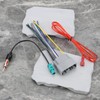 OTOTEC 1 Satz Stereo-Kabelbaum mit Antennenadapter kompatibel mit Dodge 2007-2016
