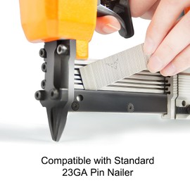 KIMSING P612SS Stainless Steel Pin Nails, 23 Gauge 9,000 Pieces/Box, 12 mm Length Headless Pins Suitable for Air Pin Nailers and Air Power Pinners