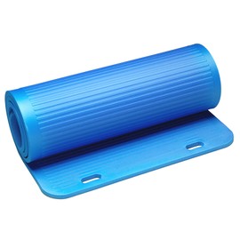 TheraBand Exercise Mat Size: 0.6" H x 40" W x 75" D, Color: Blue