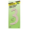HY-KO PROD SN-40/3 4\ Zinc Sat Ni #3 House Number"