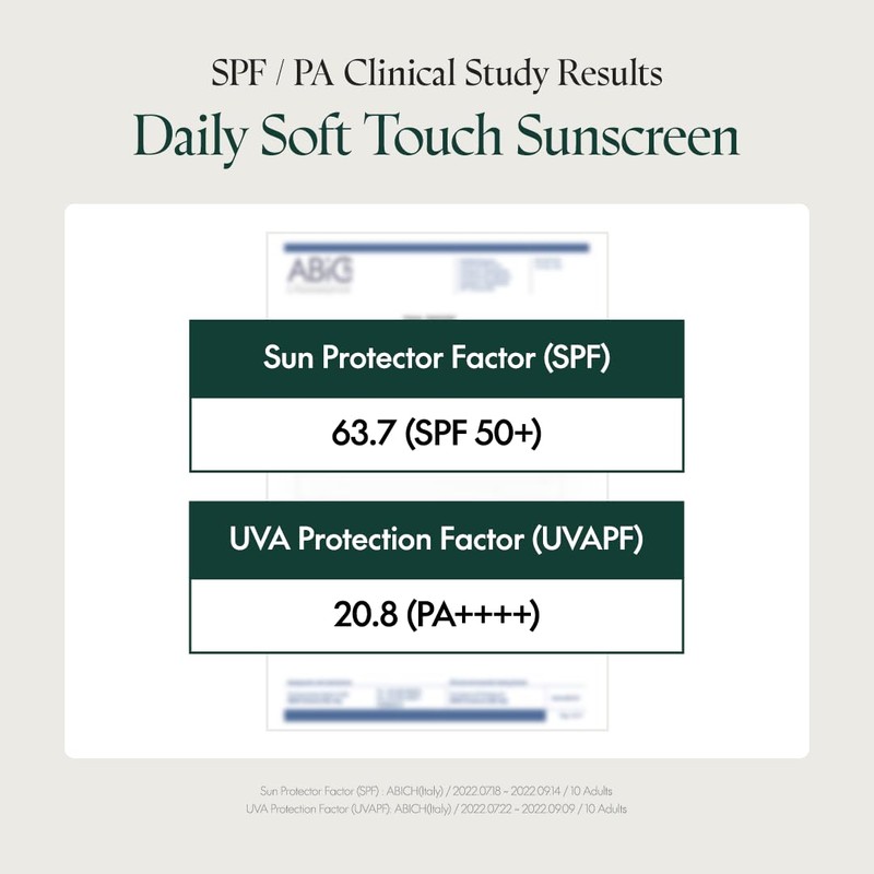 PURITO SEOUL Daily Soft Touch Sunscreen, SPF50+ PA++++, Ceramides, Non