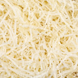 TCAIRG - 8 oz Creamy - Crinkle Cut Paper Shred Filler great for Gift Wrapping, Basket Filling, Birthdays, Weddings, Anniversaries, Valentines Day, and other occasions