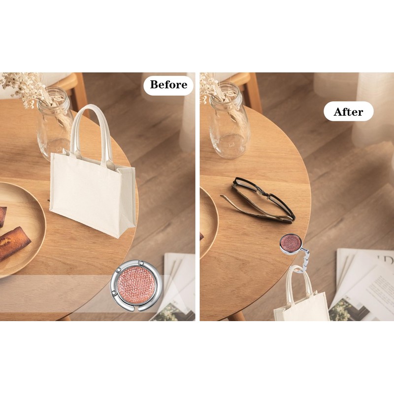 Purse Hook Foldable Handbag Table Hanger Bag Hanger Desk Hook