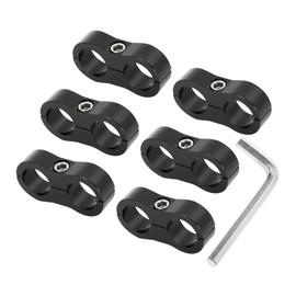 A ABSOPRO Car Hose Separator Clamp Adapter with Wrench AN10 19mm (Set of 6)
