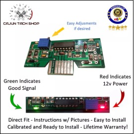 Cajun Tach Shop 1990, 1991, 1992 Camaro Tachometer Circuit Board, V8, Ready to Install, LED's