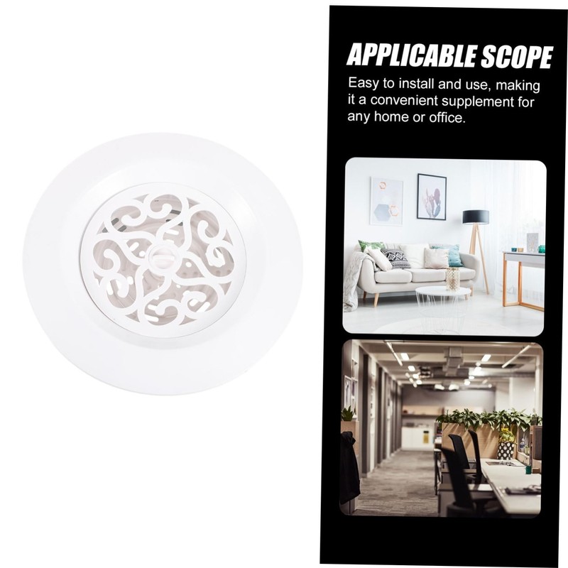 Gadpiparty Round Air Vent Grille Cover Soffit Outlet Vent Accessory