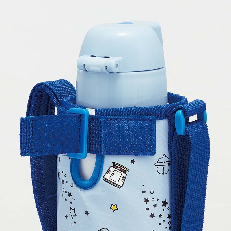 Skater KSTCH6-A Doraemon Space Sanpo Water Bottle, 20.1 fl oz