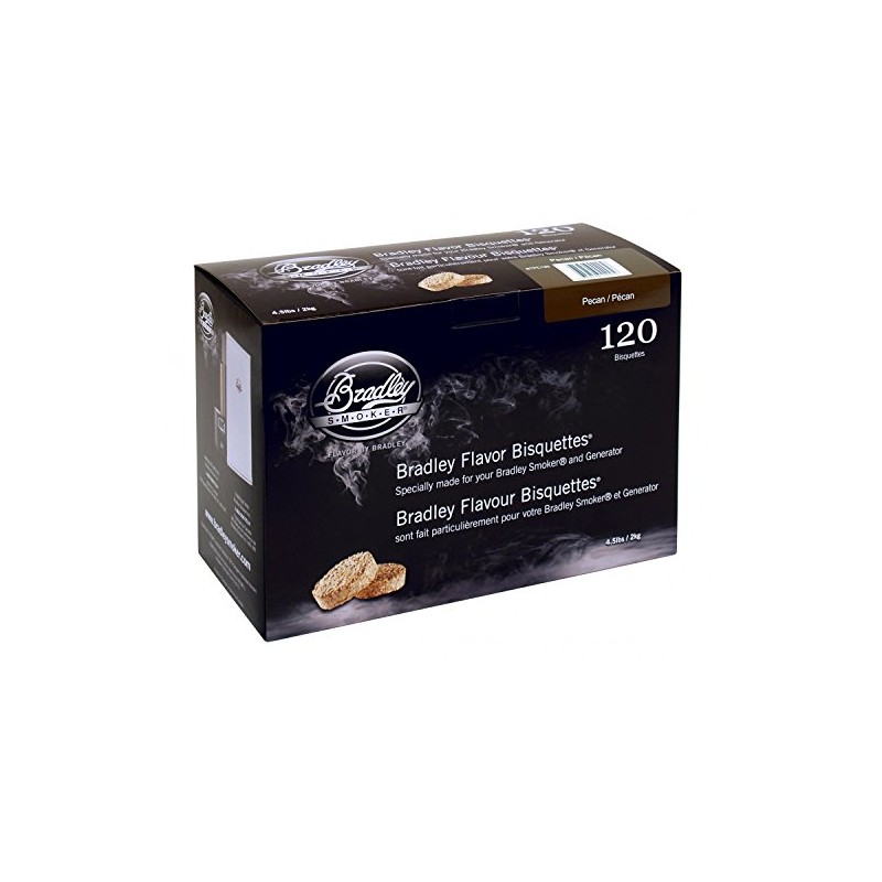 Bradley Smoker Bisquettes for Grilling and BBQ, Pecan Special Blend,