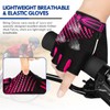 BTNEEU Fingerless Cycling Gloves with Gel Half Finger Cycling Gloves