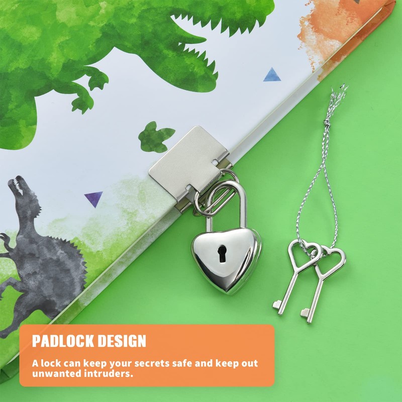 Watercolour Dinosaur Diary Set - Luminous Notebook Gift for Boys