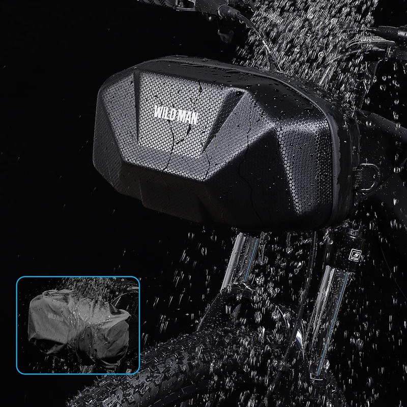 WILD MAN Quick Release 3.5L Hard Shell Rainproof Bike Handlebar