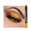 Gold Metallic Eyeshadow Stick, Shimmering Shiny Golden Cream Eye Shadow
