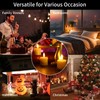 YBU Rechargeable Flameless Flickering Tea Light Candles with Remote &
