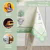 Maison d' Hermine 100% Cotton Easter Tablecloth 54"x54" Washable Square