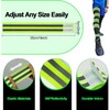 2 PCS High Visibility Armbands, Reflective Wristband, Elasticated Ankle Bands