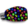 GogglesCover: Protective snow goggles cover, rainbow puzzle design