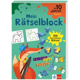 Klett Mein Rätselblock ab 10 Jahren Band 1: 100 kunterbunte Rätsel