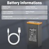 DONGNI for Edge Battery Pack, 5000mAh Power Mag Plus Rechargeable