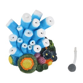 FTVOGUE Artificial Coral emulación Resina Planta Aire Burbuja Piedra pecera Acuario Paisaje Decoración