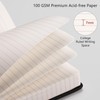 RETTACY Lined Journal Notebook, 192 Numbered Pages, A5 Medium Size