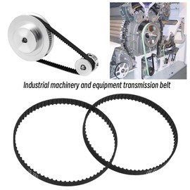 Pack of 4 150XL037 Timing Belt Replacement Rubber Drive Belt 75 Teeth Black Timing Belt Accessories for Inprinters Sanders Packaging Machines