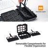 KIWIFOTOS 132 Slots SD Memory Card Case IP67 Waterproof for