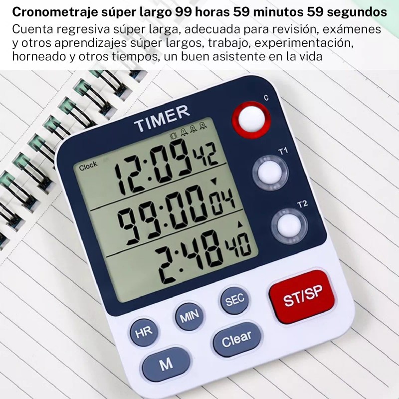 Gomia Cronómetro Digital De Cocina Con Cuenta Regresiva De 3