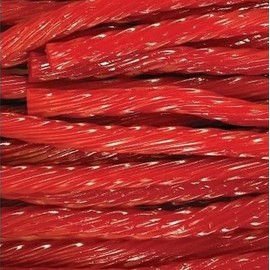 SweetGlob 7 Inch Jumbo Juicy Licorice Twists Chewy Candy (Cinnamon, 1 Pound)